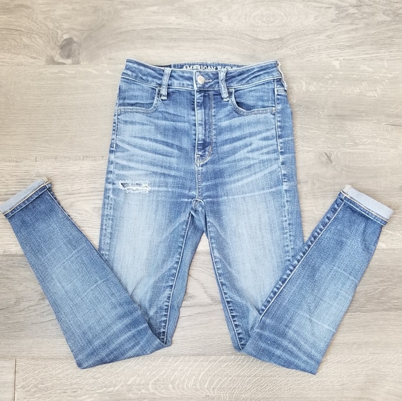 American Eagle Outfitters Denim - American Eagle super hi rise jegging size 2